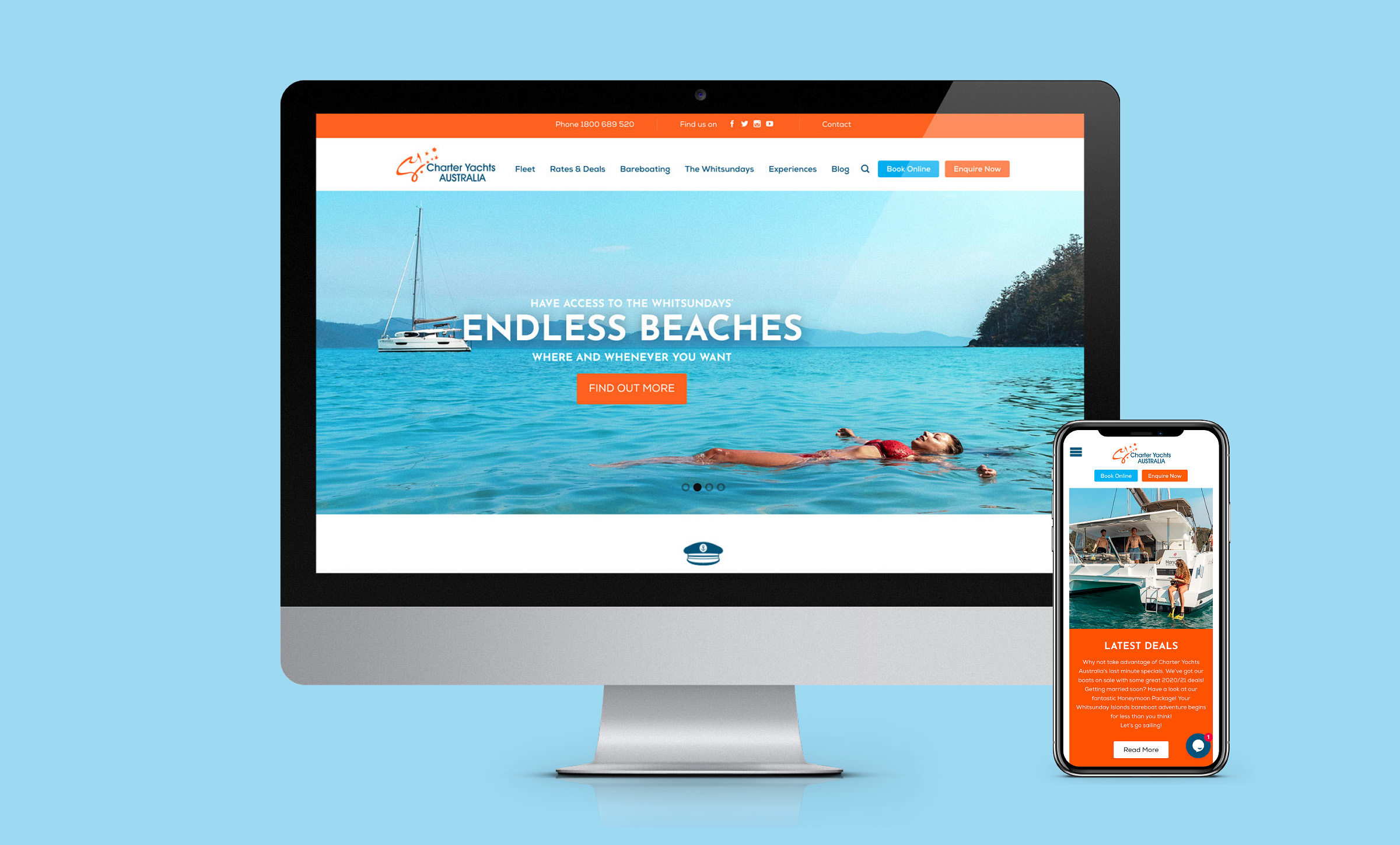 Charter Yachts Australia Website Development Charter Yachts Australia Website Development