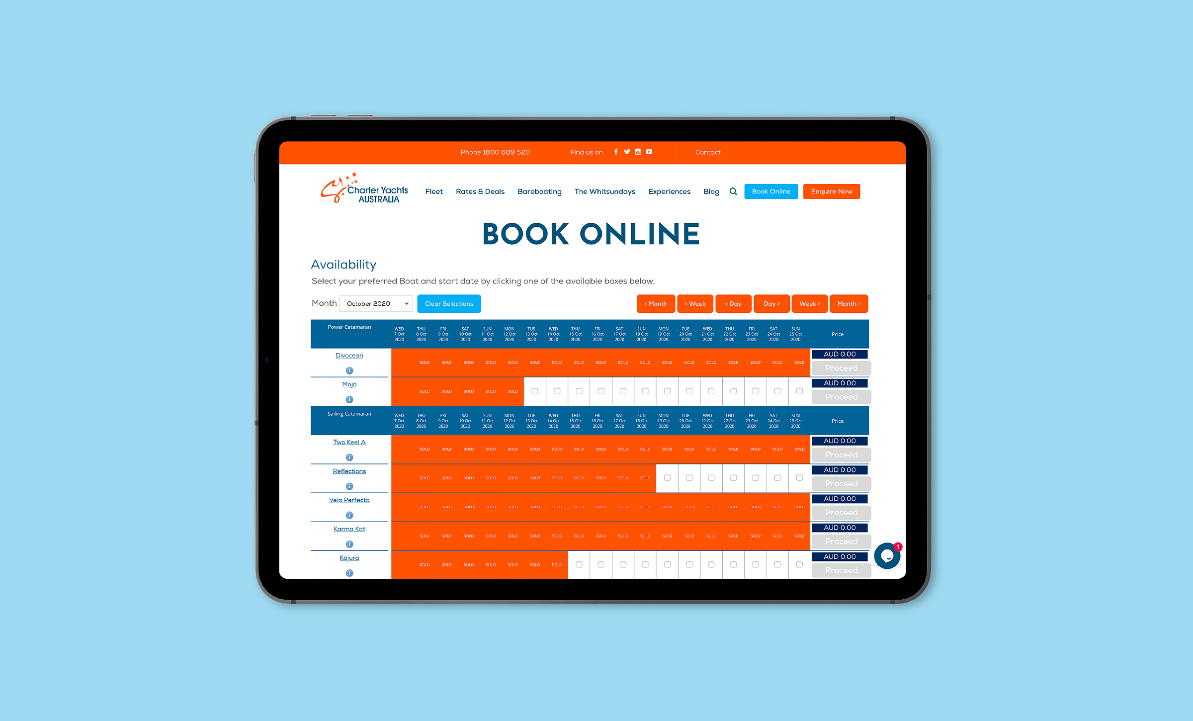 Charter Yachts Australia Website Development Charter Yachts Australia Website Development