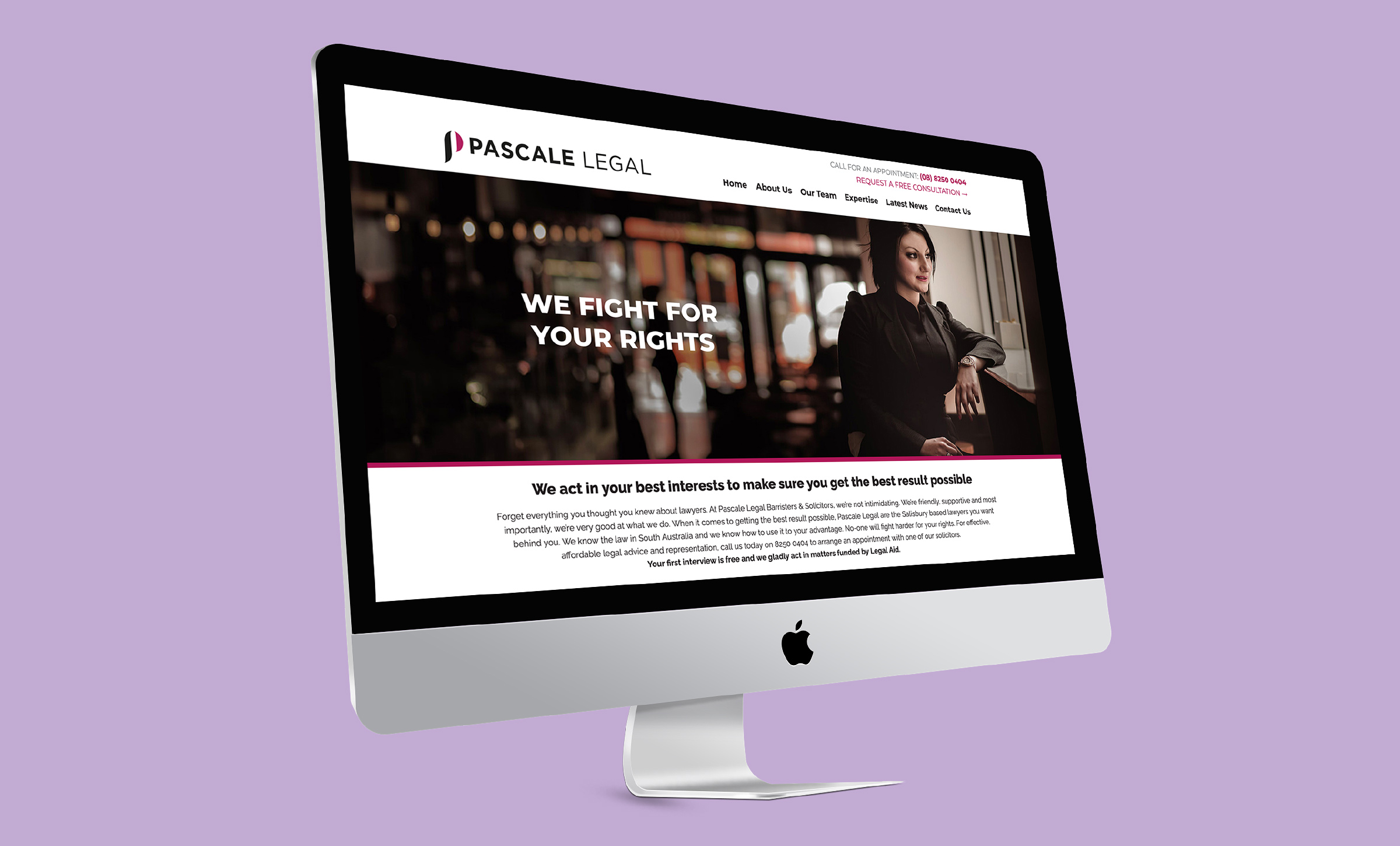 NRG Digital - Pascale Legal Website Redevelopment