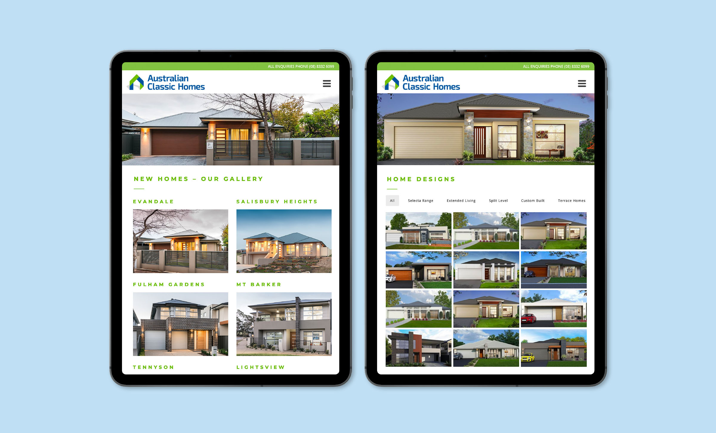 Australian Classic Homes Website Redevelopment Australian Classic Homes Website Redevelopment
