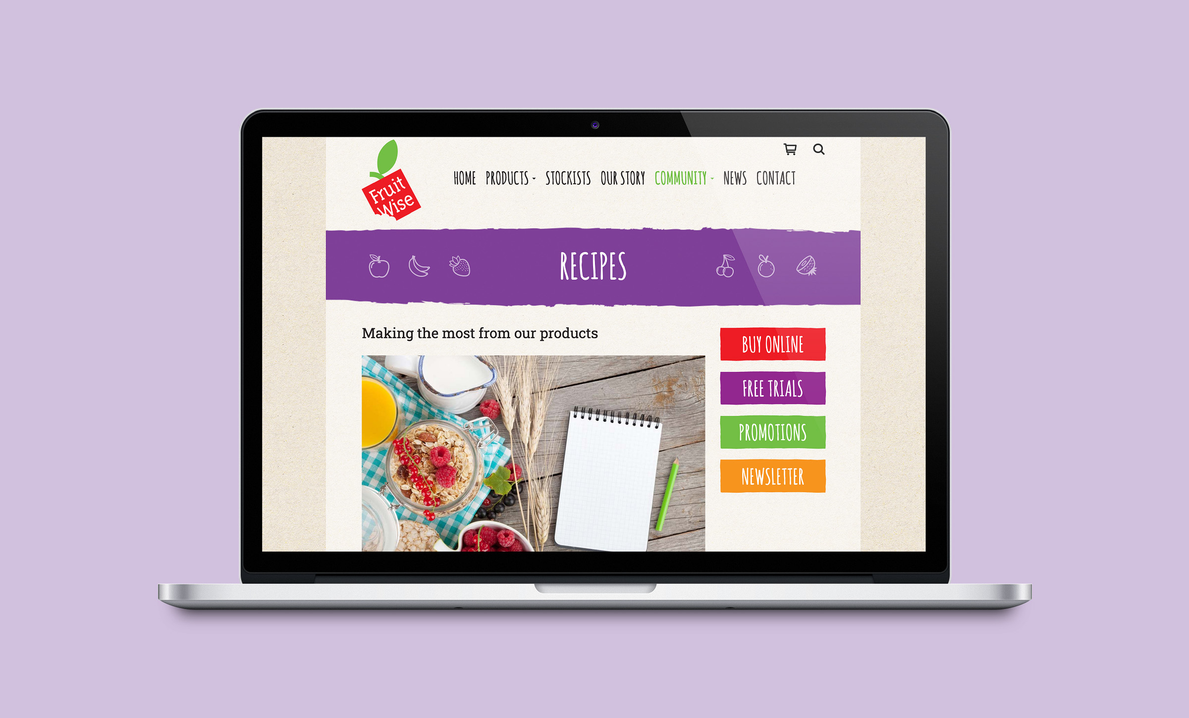 Fruit Wise Website Redevelopment Fruit Wise Website Redevelopment