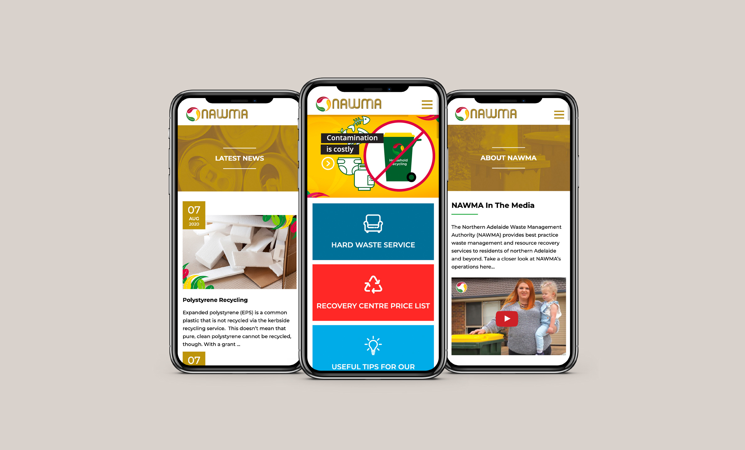 NAWMA Website Redevelopment NAWMA Website Redevelopment