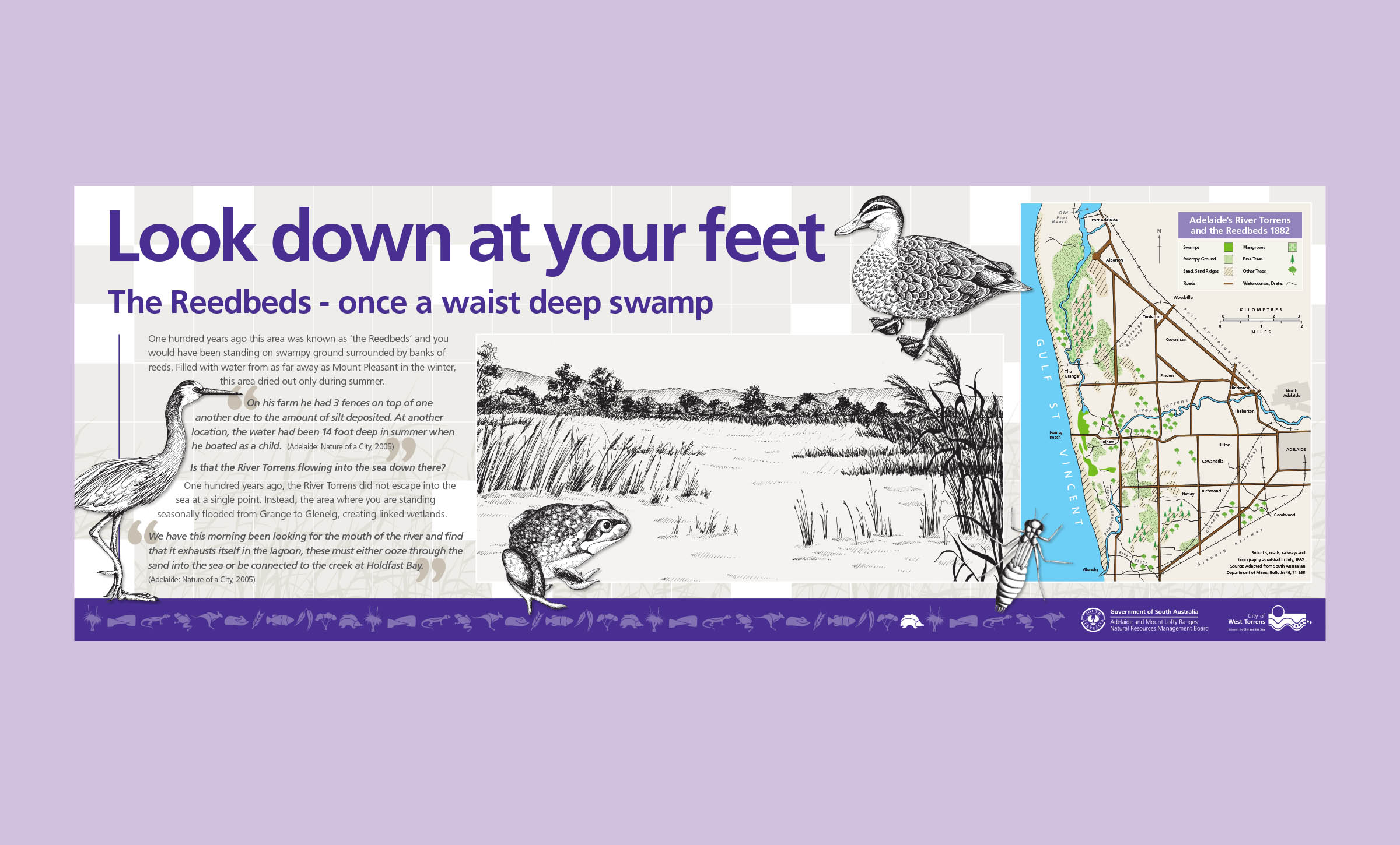 NRM Breakout Creek Signage 04 NRM Board Breakout Creek Interpretive Signage